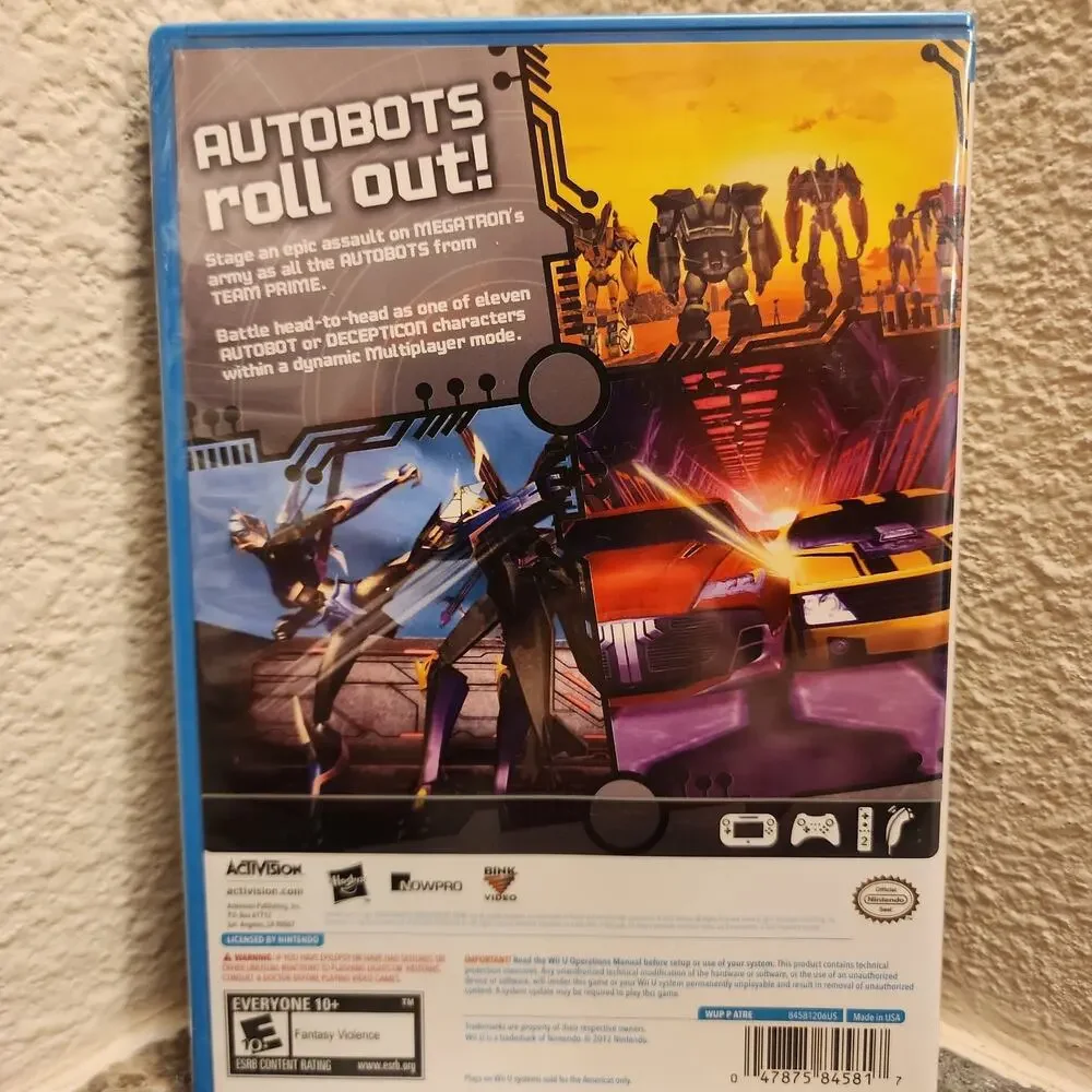 Game - Transformers Prime (NEW) - Wii U